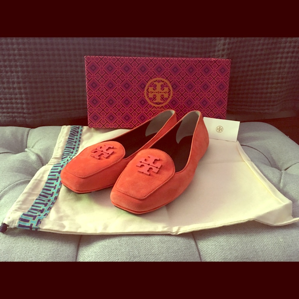 TORY BURCH FITZ LOAFER - NWT- Color Poppy